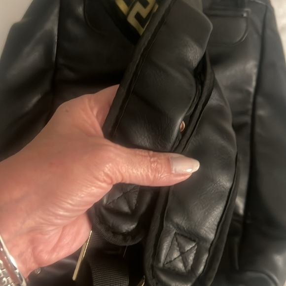 Versace Parfums Black/Gold Luxe Backpack main image 4